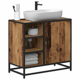 Bathroom Cabinet Old Wood 65 x 33 x 60 cm Engineered Wood 883634