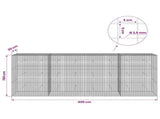 Gabion with 3.5 mm Wire and 5x5 cm Mesh 400x30x150 cm 3462266