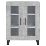 Highboard Concrete Grey 69.5x34x180 cm Engineered Wood 3189345