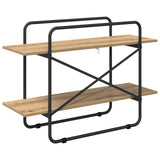 Bookshelf 2-Tier 100 x 35 x 70 cm PB Artisan Oak 8007803