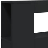 LED Headboard Black 140x18,5x103,5 cm Engineered Wood 837345