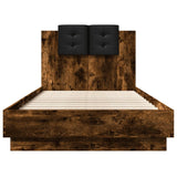 Bed Frame Smoked Oak Engineered wood, Plywood Small Single 3210070
