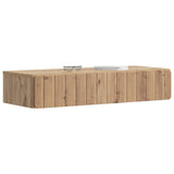 Wall-Mounted Side Table Artisan Oak 87.5 x 34.5 x 17 cm 898334