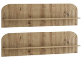 Wall Shelf 2 pcs Artisan Oak 102 x 13.5 x 37.5 cm 8014967