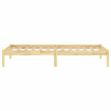Bed Frame without Mattress Solid Wood Single 809982