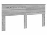 Bed Frame Grey Sonoma 140 x 190 cm Solid Pine Wood 3410605