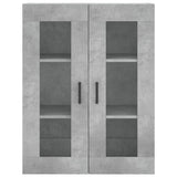 Highboard Concrete Grey 69.5x34x180 cm Engineered Wood 3198661