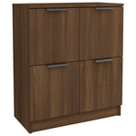 ZNTS Sideboards 2 pcs Brown Oak 60x30x70 cm Engineered Wood 3115811