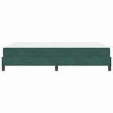 Box Spring Bed with Mattress Dark Green 160 x 220 cm Fabric 3398800