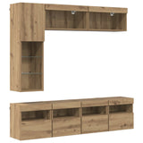 TV Cabinet 7 pcs Artisan Oak Engineered Wood 3402984