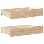 Bed Frame with Drawers without Mattress 75x190 cm Small Single 3301968