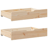 Bed Frame with Drawers without Mattress 75x190 cm Small Single 3301968