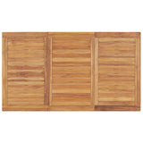 Garden Dining Set Warm teak Solid teak wood Large Durable 3059931