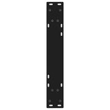 Dining Table Legs 2 pcs Black 50x cm Steel 4012716