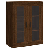 Wall Mounted Cabinets 2 pcs Brown Oak Engineered Wood 3197960