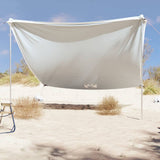 Beach Canopy with Sand Anchors Grey 304x300 cm 4008646