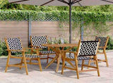 5 Piece Garden Dining Set Solid Wood Acacia 3283572