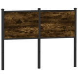 Replace Headboard Smoked Oak 120 cm Engineered Wood and Steel 4007698
