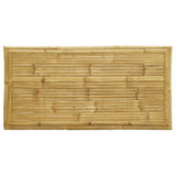 5 Piece Folding Bistro set with Dark Grey Cushions Bamboo 3208936