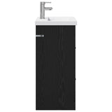 Bathroom Furniture Set Black Oak 61 x 40 x 84.5 cm 3404367