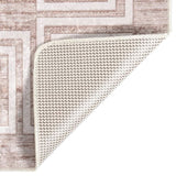 ZNTS Rug Washable Beige 150x230 cm Anti Slip 373987