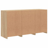 Sideboard with LED Lights Sonoma Oak 123x37x67 cm 3209081