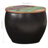 287483 Coffee Table 53x43 cm Solid Reclaimed Wood