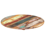 Round Table Top 40 cm 15-16 mm Solid Reclaimed Wood 286031