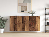 Wall-Mounted Cabinet 2 pcs Old Wood 69.5 x 34 x 90 cm 3394572