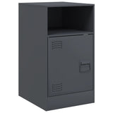 Bedside Cabinet Anthracite 34.5x39x62 cm Steel 841767