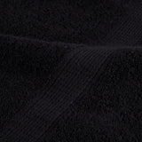 Premium Shower Towels SOLUND 10 pcs Black 70x140 cm 600 gsm 137430