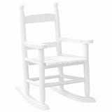 Rocking Chairs for Children 2 pcs White Solid Wood Poplar 3281600
