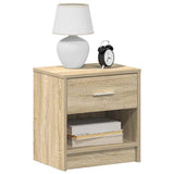 Bedside Cabinets 2 pcs with Drawer Sonoma Oak 39x28x41 cm 858754