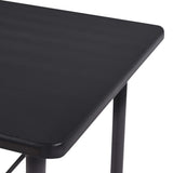 Bar Table Black 120x60x110 cm MDF 281546