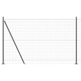Welded Wire Fence with Concrete Base 10 x 1.4 m 3350912