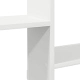 Wall Cube Shelf 5 Compartments White Engineered Wood 859995
