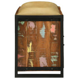 Bench Cabinet Multicolour 100 x 35 x 50 cm Solid Reclaim wood 4013618
