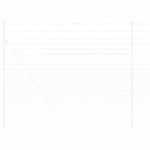 Field Fence Grey 1.6 x 10 m Steel 42005799