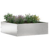 Lawn Edging 6 pcs Silver 40 x 40 x 13 cm Stainless Steel 874711