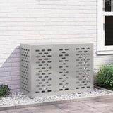 Air Conditioner Cover Silver 110 x 50 x 80 cm Stainless steel 865908