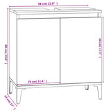 3 Piece Bathroom Furniture Set White Engineered Wood 3185589