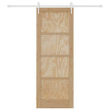 Sliding Door Other ORKDAL Natural and white 78 x 211 cm 3333752
