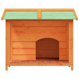 Dog Kennel Brown 96x87x80.5 cm Solid Wood Pine 172264
