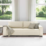 Sofa Beige 221 x 77 x 82 cm Linen 4105185