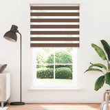 Zebra Blind Brown 135x230 cm Fabric Width 130.9 cm Polyester 4014398