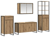Bathroom Furniture Set with Drawer Artisan Oak Engineered Wood 3403051