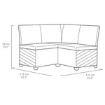 ZNTS Keter Garden Corner Element Rosalie Graphite 441301