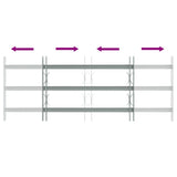 Adjustable Security Grille for Windows with 3 Crossbars 700-1050 mm 141383