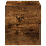 Wall-mounted Bedside Cabinets 2 pcs Smoked Oak 45x26x28.5 cm 858605