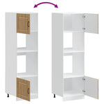 Oven Cabinets 2 pcs Kalmar Artisan Oak Engineered Wood 3315040